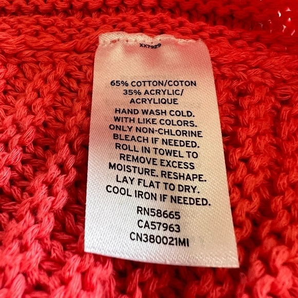 Caslon Medium Oversized Sweater Reverse Hem Cuffed - Picture 9 of 10